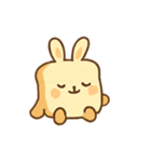 トーストうさぎほかほか（個別スタンプ：2）