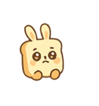 トーストうさぎほかほか（個別スタンプ：3）