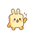 トーストうさぎほかほか（個別スタンプ：4）