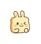 トーストうさぎほかほか（個別スタンプ：14）