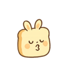 トーストうさぎほかほか（個別スタンプ：17）