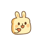トーストうさぎほかほか（個別スタンプ：21）