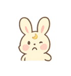 月夜のうさぎミミマジック（個別スタンプ：3）