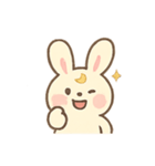 月夜のうさぎミミマジック（個別スタンプ：6）