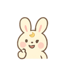 月夜のうさぎミミマジック（個別スタンプ：7）