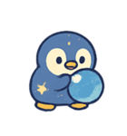きらきらペンギンポポパーティー（個別スタンプ：10）