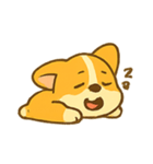 ぐうたらコーギーるる（個別スタンプ：1）