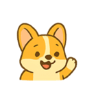 ぐうたらコーギーるる（個別スタンプ：3）
