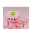 パンを食べたい桜餅ちゃん(四角型)（個別スタンプ：4）