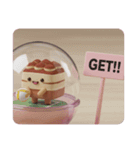 バレーボールティラミス！(四角型)（個別スタンプ：6）