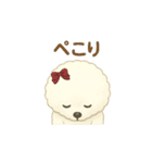 ビションフリーゼ もふさんのスタンプ（個別スタンプ：28）