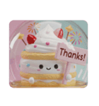 花火ホイップクリームケーキ(四角型)（個別スタンプ：4）