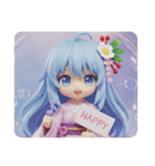 音符精霊みなみちゃんカプセルトイ（個別スタンプ：1）