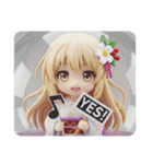 音符精霊みなみちゃんカプセルトイ（個別スタンプ：4）