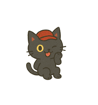 ゆるっと畑の黒ねこ日和（個別スタンプ：17）