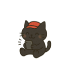 ゆるっと畑の黒ねこ日和（個別スタンプ：22）
