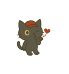 ゆるっと畑の黒ねこ日和（個別スタンプ：26）