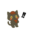 ゆるっと畑の黒ねこ日和（個別スタンプ：28）