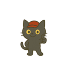 ゆるっと畑の黒ねこ日和（個別スタンプ：34）