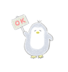 えんぴつぺんぎん【修正版】（個別スタンプ：10）