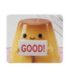 プリンカプセルトイ(四角型)（個別スタンプ：1）