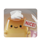 プリンカプセルトイ(四角型)（個別スタンプ：5）