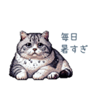 夏バテ猫ちゃん【かわいい・連絡】（個別スタンプ：22）