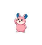 【敬礼動物 2】（個別スタンプ：8）