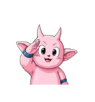 【敬礼動物 2】（個別スタンプ：9）