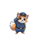 【敬礼動物 2】（個別スタンプ：14）