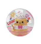 花火ホイップクリームケーキ(丸型)（個別スタンプ：1）