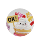 花火ホイップクリームケーキ(丸型)（個別スタンプ：8）