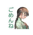アオザイ女子のお仕事がんばる（個別スタンプ：9）