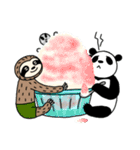 ナマケモノ達の夏です（個別スタンプ：18）