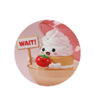 トマトホイップクリームケーキちゃん(丸型)（個別スタンプ：4）
