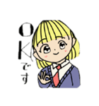 プリンJKの日常（個別スタンプ：1）