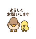 にこにこ小鳥たちの癒し日常スタンプ（個別スタンプ：19）