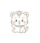 まるっとやさしいホワイトタイガーしらたま（個別スタンプ：20）
