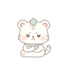 まるっとやさしいホワイトタイガーしらたま（個別スタンプ：22）