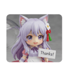 猫耳メイド精霊みなみちゃん（個別スタンプ：5）