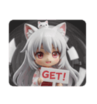 ねこのせ精霊みなみちゃんカプセルトイ（個別スタンプ：8）