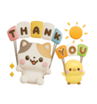 ねこねこにゃんこ♡夏に役立つ（個別スタンプ：20）