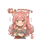 猫耳ちゃんと、いっしょ。（個別スタンプ：30）
