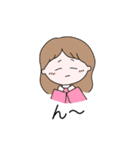 表情豊かな人達と鳥の幅広い日常会話（個別スタンプ：9）