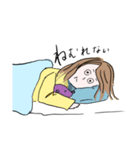 表情豊かな人達と鳥の幅広い日常会話（個別スタンプ：17）