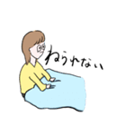 表情豊かな人達と鳥の幅広い日常会話（個別スタンプ：18）