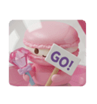 ジュエリーマカロンちゃん(四角型)（個別スタンプ：4）