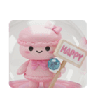 ジュエリーマカロンちゃん(四角型)（個別スタンプ：7）