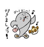 懸命に働くアザラシ（敬語）パート3（個別スタンプ：1）