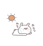 夏に便利な◎ちびっこうさぎさん#3（個別スタンプ：19）